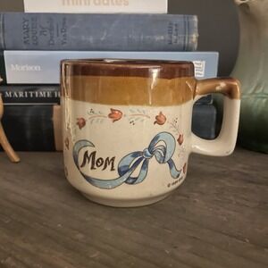 Vintage MOM Mug 1986 Otagiri Stoneware Coffee or Tea Cup